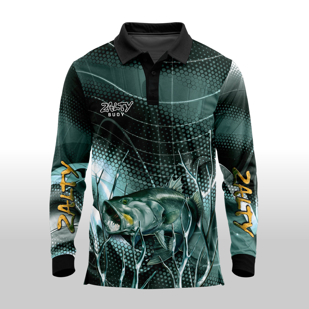 Metal Barramundi Fishing Shirt