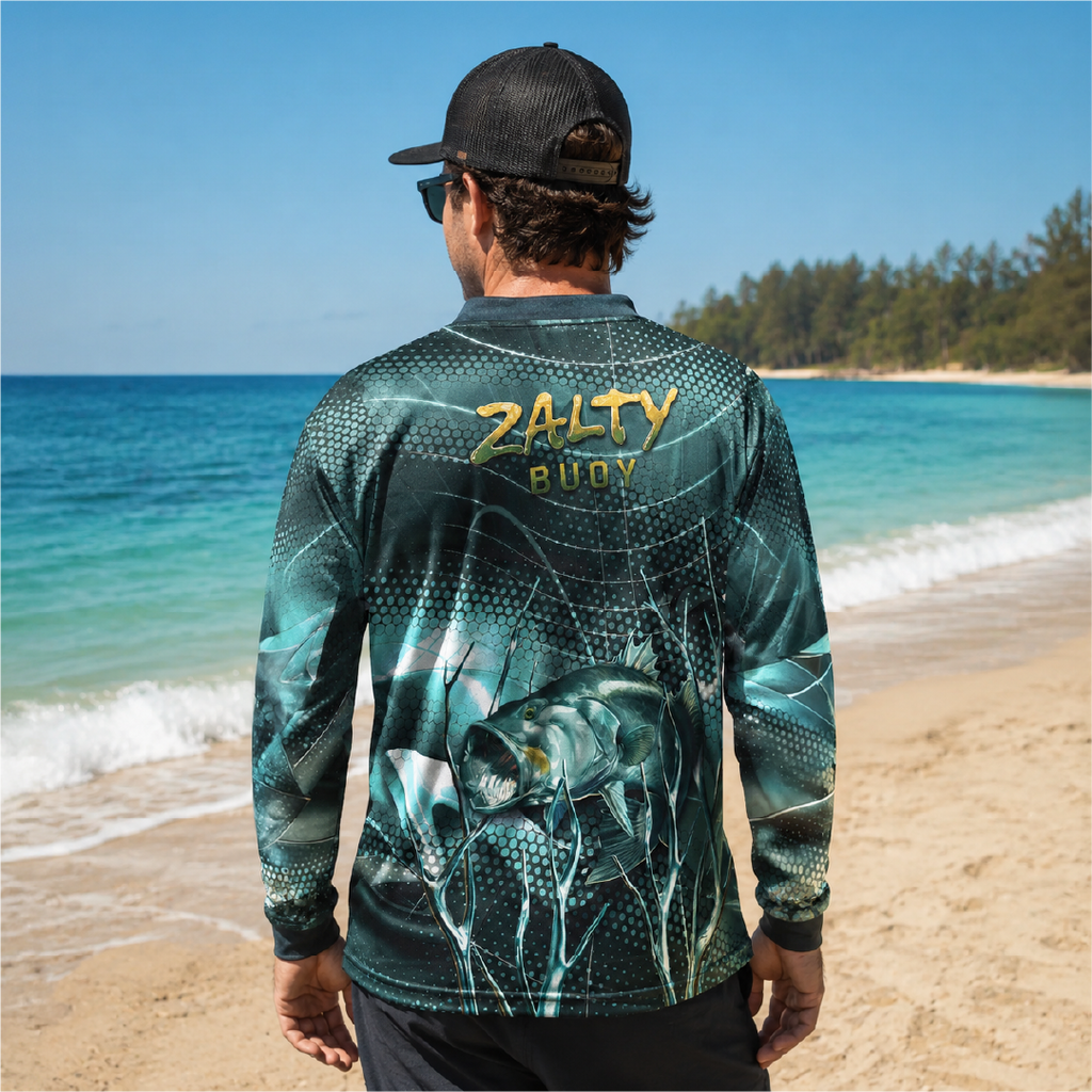 Metal Barramundi Fishing Shirt
