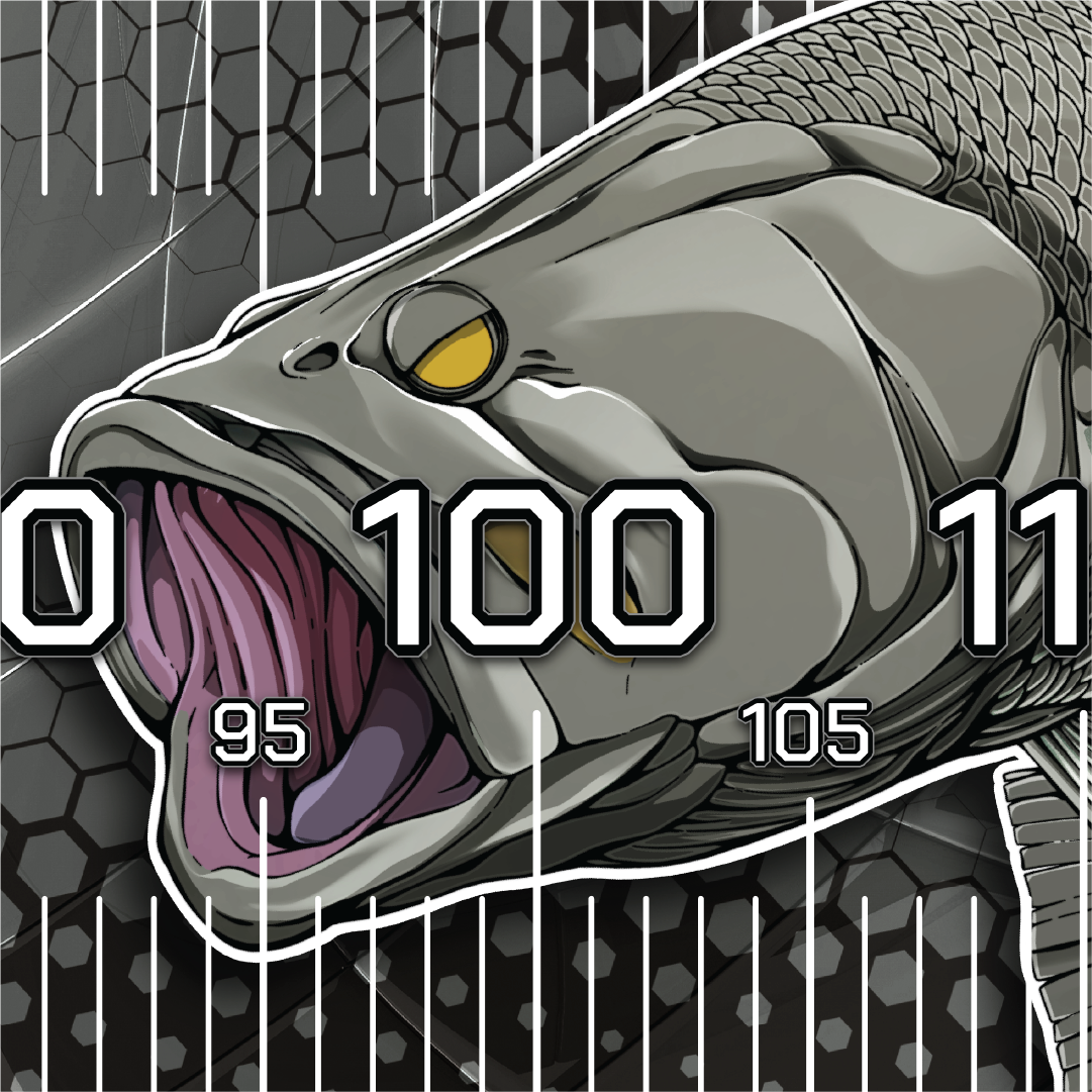 Metal Barramundi Brag Mat