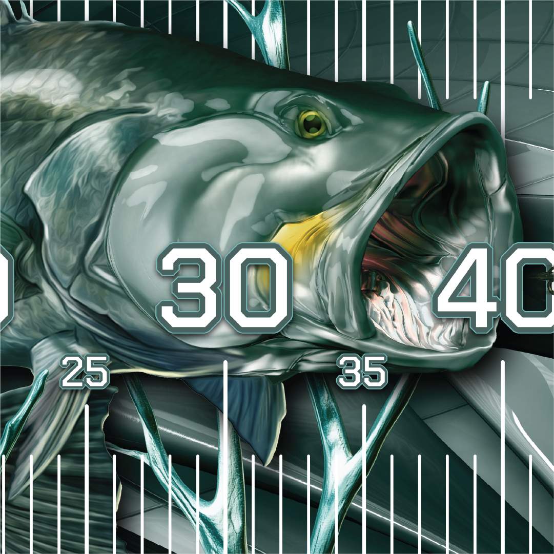 Metal Barramundi Brag Mat