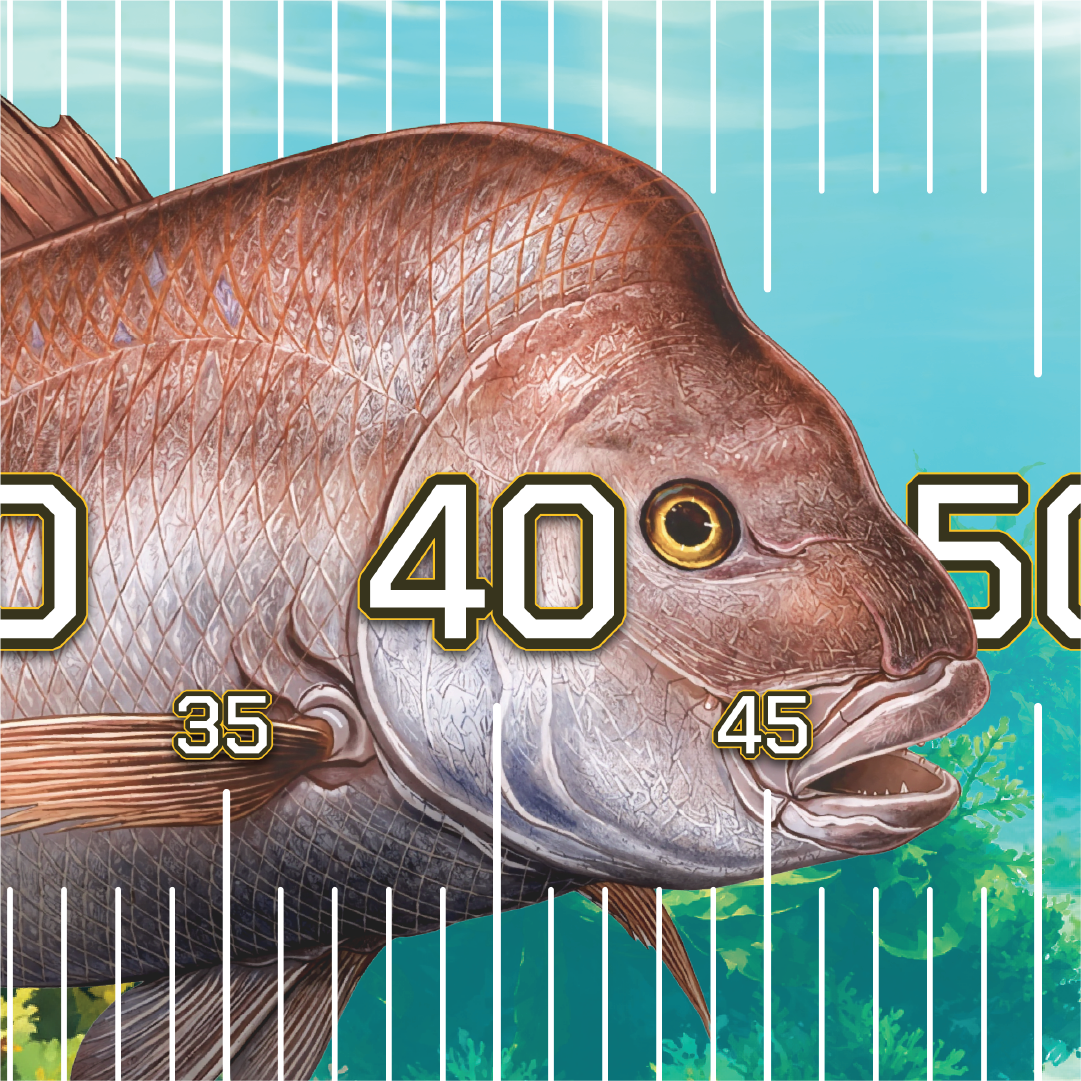 Pink Snapper Brag Mat