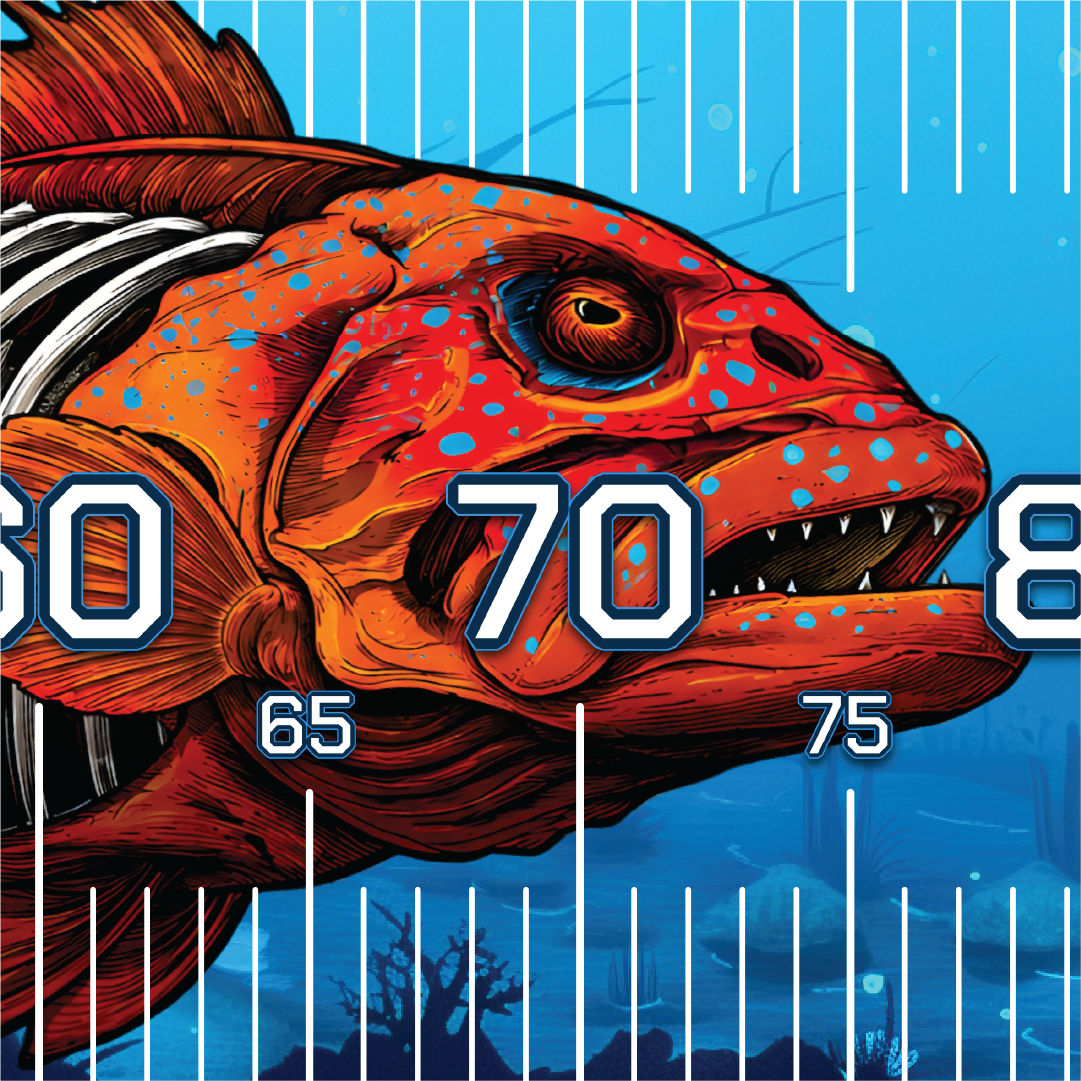 Undead Coral Trout Brag Mat